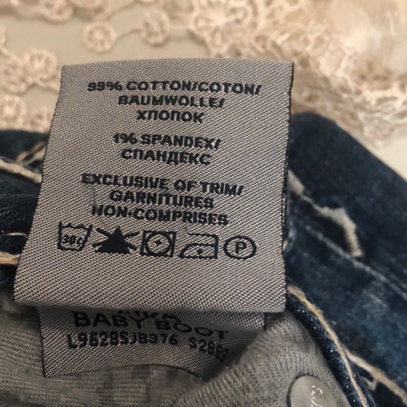 Silver Aiko sz27 Baby Boot Jeans - Picture 5 of 5